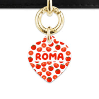 Bailey And Bone Pet ID Tag Tomato Pattern Pet Tag