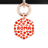 Bailey And Bone Pet ID Tag Tomato Pattern Pet Tag