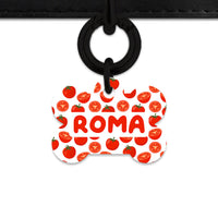 Bailey And Bone Pet ID Tag Tomato Pattern Pet Tag