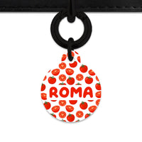 Bailey And Bone Pet ID Tag Tomato Pattern Pet Tag