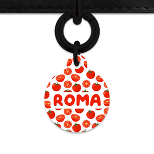 Bailey And Bone Pet ID Tag Tomato Pattern Pet Tag