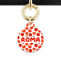 Bailey And Bone Pet ID Tag Tomato Pattern Pet Tag