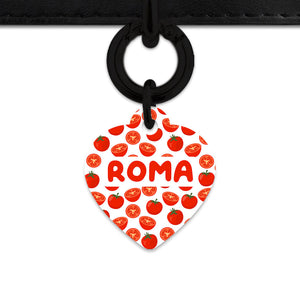 Bailey And Bone Pet ID Tag Tomato Pattern Pet Tag