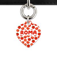 Bailey And Bone Pet ID Tag Tomato Pattern Pet Tag
