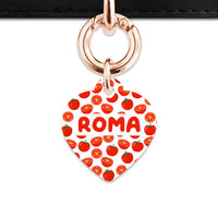 Bailey And Bone Pet ID Tag Tomato Pattern Pet Tag