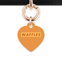 Bailey And Bone Pet ID Tag Waffles Pattern Pet Tag