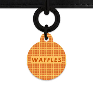 Bailey And Bone Pet ID Tag Waffles Pattern Pet Tag
