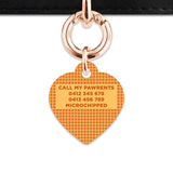 Bailey And Bone Pet ID Tag Waffles Pattern Pet Tag