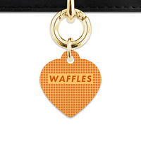 Bailey And Bone Pet ID Tag Waffles Pattern Pet Tag