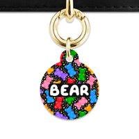 Bailey And Bone Pet ID Tags Black Gummy Bears Pet Tag