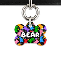 Bailey And Bone Pet ID Tags Black Gummy Bears Pet Tag