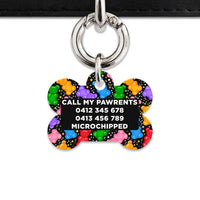 Bailey And Bone Pet ID Tags Black Gummy Bears Pet Tag