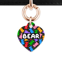 Bailey And Bone Pet ID Tags Black Gummy Bears Pet Tag