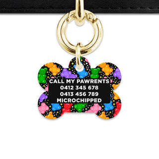 Bailey And Bone Pet ID Tags Black Gummy Bears Pet Tag