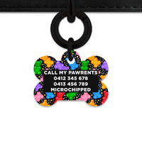 Bailey And Bone Pet ID Tags Black Gummy Bears Pet Tag