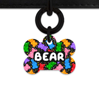 Bailey And Bone Pet ID Tags Bone / Black Black Gummy Bears Pet Tag