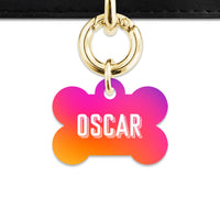 Bailey And Bone Pet Tag Sunset Gradient Pet Tag