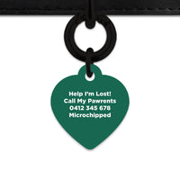 Bailey And Bone Pet Tag Wild Garden Poppies Pet Tag