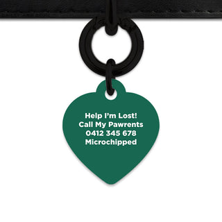 Bailey And Bone Pet Tag Wild Garden Poppies Pet Tag