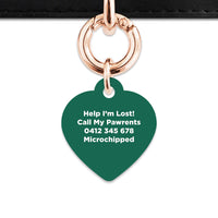 Bailey And Bone Pet Tag Wild Garden Poppies Pet Tag
