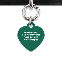 Bailey And Bone Pet Tag Wild Garden Poppies Pet Tag