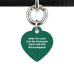 Bailey And Bone Pet Tag Wild Garden Poppies Pet Tag