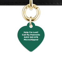 Bailey And Bone Pet Tag Wild Garden Poppies Pet Tag