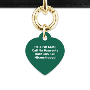 Bailey And Bone Pet Tag Wild Garden Poppies Pet Tag