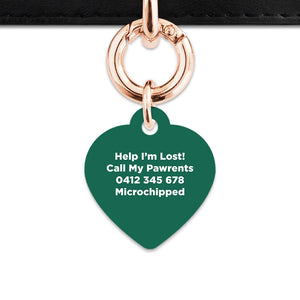 Bailey And Bone Pet Tag Wild Garden Poppies Pet Tag