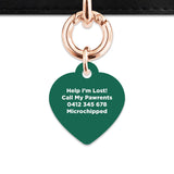 Bailey And Bone Pet Tag Wild Garden Poppies Pet Tag