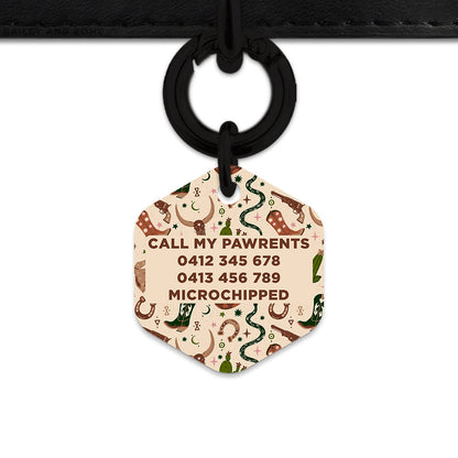 Bailey And Bone Pet Tag Wild Wild West Pet Tag