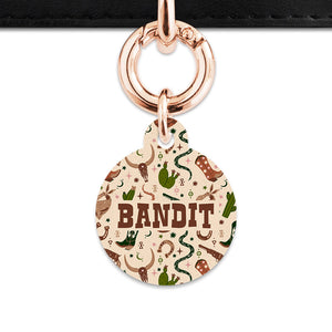 Bailey And Bone Pet Tag Wild Wild West Pet Tag