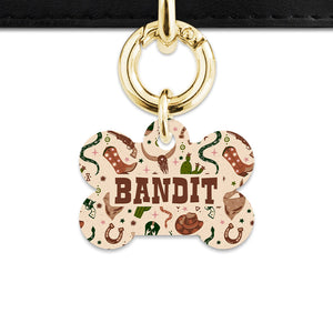 Bailey And Bone Pet Tag Wild Wild West Pet Tag