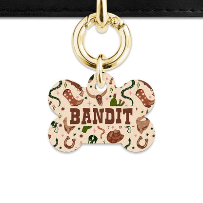 Bailey And Bone Pet Tag Wild Wild West Pet Tag