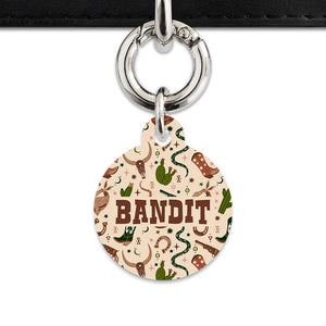 Bailey And Bone Pet Tag Wild Wild West Pet Tag
