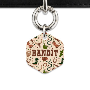 Bailey And Bone Pet Tag Wild Wild West Pet Tag