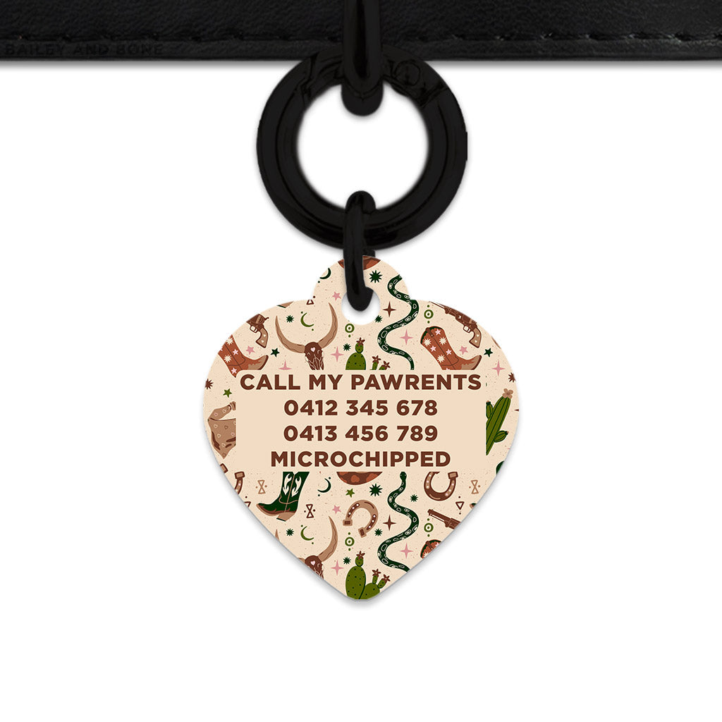 Bailey And Bone Pet Tag Wild Wild West Pet Tag