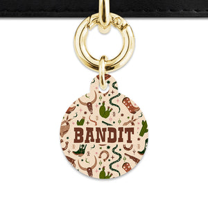 Bailey And Bone Pet Tag Wild Wild West Pet Tag