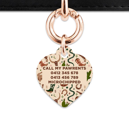 Bailey And Bone Pet Tag Wild Wild West Pet Tag