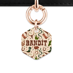 Bailey And Bone Pet Tag Wild Wild West Pet Tag