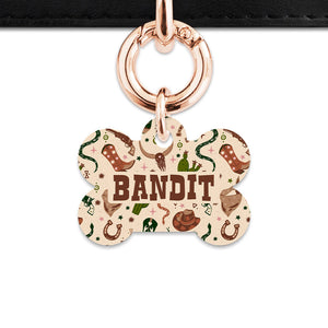 Bailey And Bone Pet Tag Wild Wild West Pet Tag