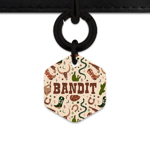 Bailey And Bone Pet Tag Wild Wild West Pet Tag