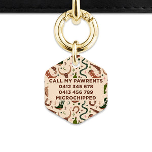 Bailey And Bone Pet Tag Wild Wild West Pet Tag
