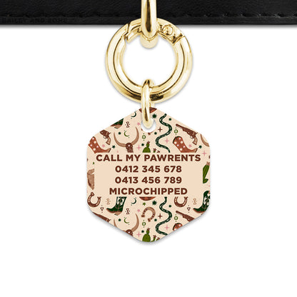 Bailey And Bone Pet Tag Wild Wild West Pet Tag