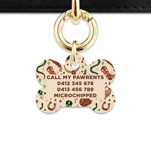 Bailey And Bone Pet Tag Wild Wild West Pet Tag
