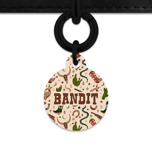 Bailey And Bone Pet Tag Wild Wild West Pet Tag