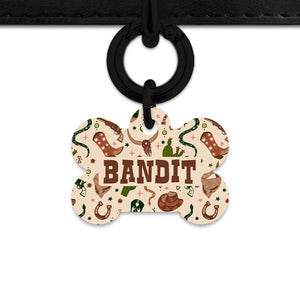 Bailey And Bone Pet Tag Wild Wild West Pet Tag