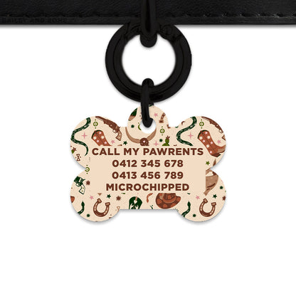 Bailey And Bone Pet Tag Wild Wild West Pet Tag