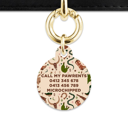 Bailey And Bone Pet Tag Wild Wild West Pet Tag