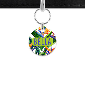 Bailey & Bone Mini Pet ID Tag Bird Of Paradise Mini Pet Tag